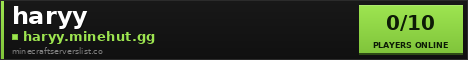 haryy Minecraft Server Banner