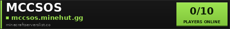 MCCSOS Minecraft Server Banner