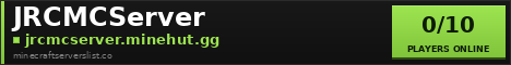 JRCMCServer Minecraft Server Banner