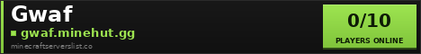 Gwaf Minecraft Server Banner