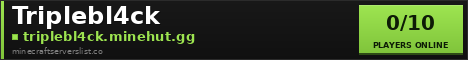 Triplebl4ck Minecraft Server Banner