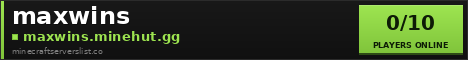 maxwins Minecraft Server Banner