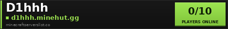 D1hhh Minecraft Server Banner