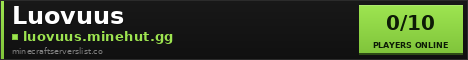 Luovuus Minecraft Server Banner