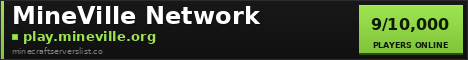 MineVille Network Minecraft Server Banner