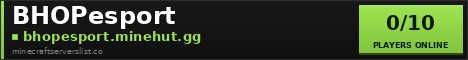BHOPesport Minecraft Server Banner