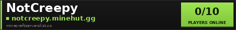 NotCreepy Minecraft Server Banner