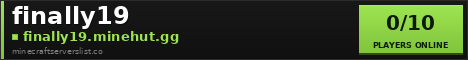 finally19 Minecraft Server Banner