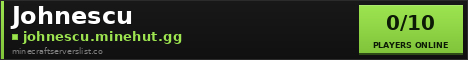 Johnescu Minecraft Server Banner