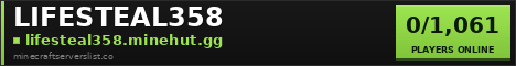 LIFESTEAL358 Minecraft Server Banner