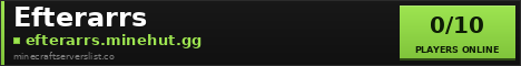 Efterarrs Minecraft Server Banner