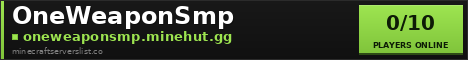 OneWeaponSmp Minecraft Server Banner