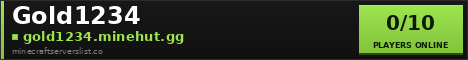 Gold1234 Minecraft Server Banner