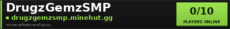 DrugzGemzSMP Minecraft Server Banner