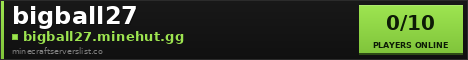 bigball27 Minecraft Server Banner
