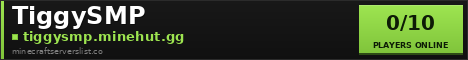 TiggySMP Minecraft Server Banner