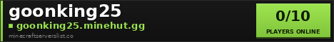 goonking25 Minecraft Server Banner