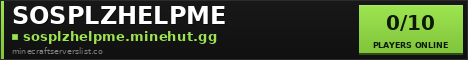 SOSPLZHELPME Minecraft Server Banner