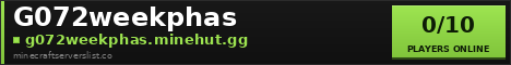 G072weekphas Minecraft Server Banner