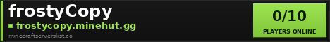 frostyCopy Minecraft Server Banner