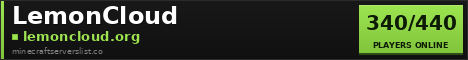LemonCloud Minecraft Server Banner