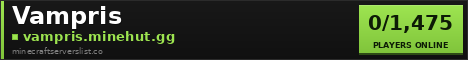 Vampris Minecraft Server Banner