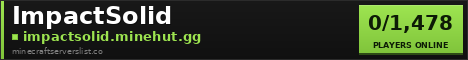 ImpactSolid Minecraft Server Banner