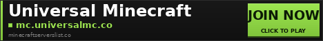 Universal Minecraft Minecraft Server Banner