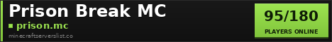Prison Break MC Minecraft Server Banner