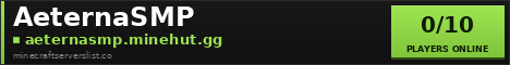 AeternaSMP Minecraft Server Banner