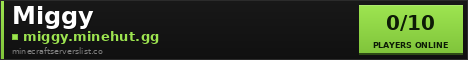 Miggy Minecraft Server Banner