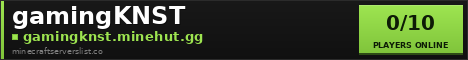 gamingKNST Minecraft Server Banner