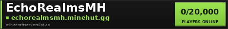 EchoRealmsMH Minecraft Server Banner