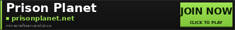Prison Planet Minecraft Server Banner