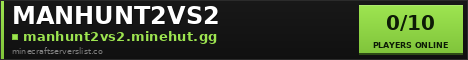 MANHUNT2VS2 Minecraft Server Banner