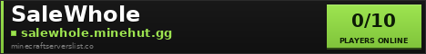 SaleWhole Minecraft Server Banner