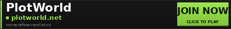 PlotWorld Minecraft Server Banner