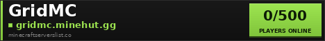 GridMC Minecraft Server Banner