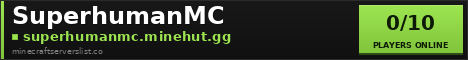 SuperhumanMC Minecraft Server Banner