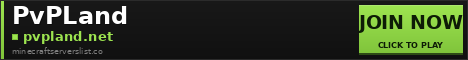 PvPLand Minecraft Server Banner