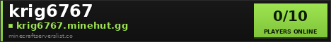 krig6767 Minecraft Server Banner