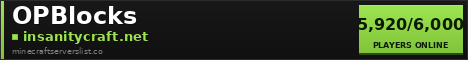 OPBlocks Minecraft Server Banner