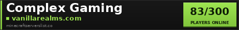 Complex Gaming Minecraft Server Banner