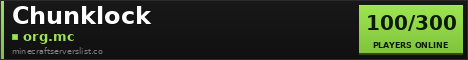 Chunklock Minecraft Server Banner