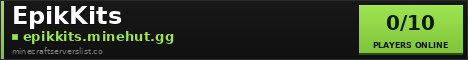 EpikKits Minecraft Server Banner