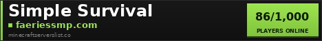 Simple Survival Minecraft Server Banner