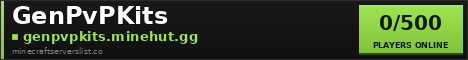 GenPvPKits Minecraft Server Banner