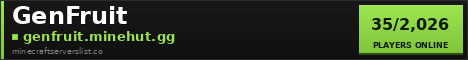 GenFruit Minecraft Server Banner