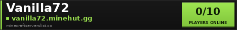 Vanilla72 Minecraft Server Banner