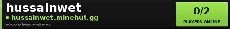 hussainwet Minecraft Server Banner